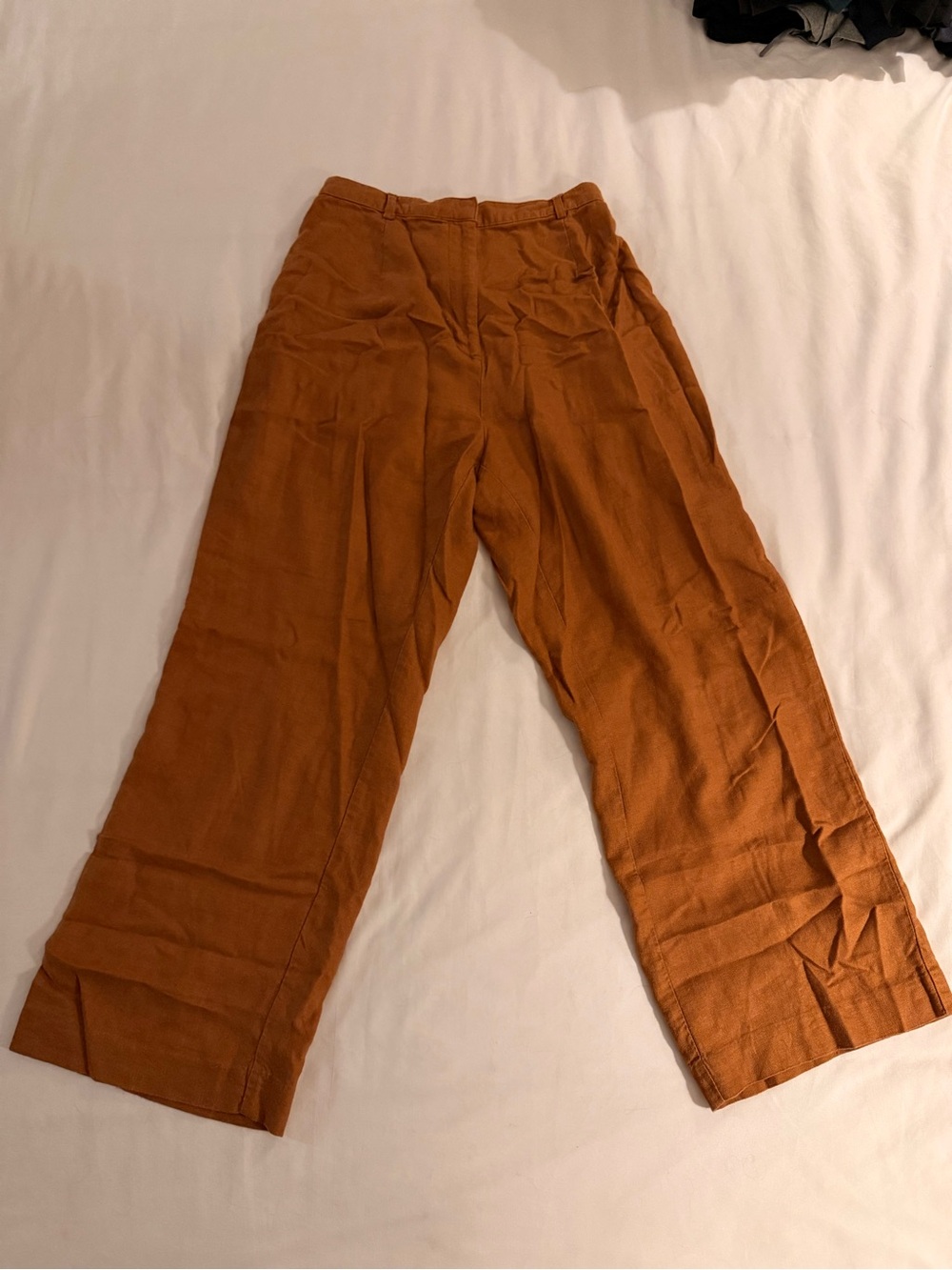 Women’s vintage linen wide leg pants